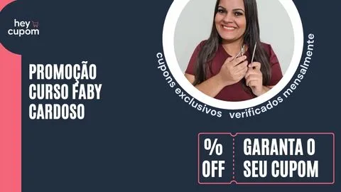 cupom de desconto curso faby cardoso