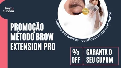 cupom de desconto metodo brow extension pro