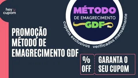 cupom de desconto método emagrecimento GDF