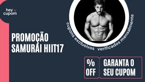 cupom de desconto Samurai HIIT17