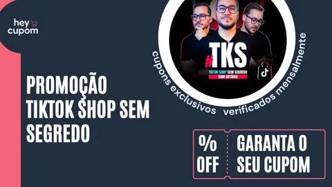 cupom de de desconto tiktok shop sem segredo