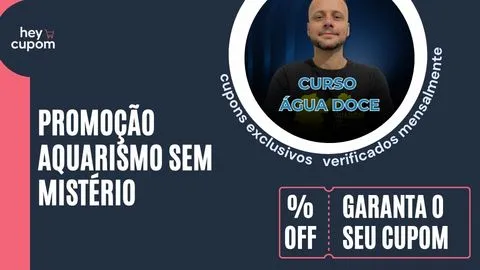 cupom de desconto aquarismo sem mistério