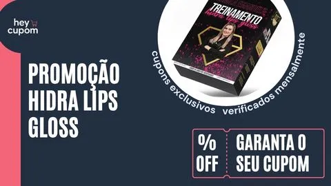 cupom desconto hidra lips gloss