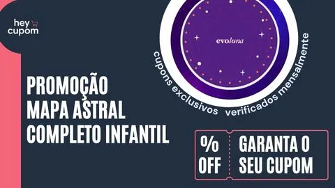cupom de desconto mapa astral infantil