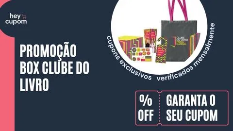 cupom de desconto box clube do livro