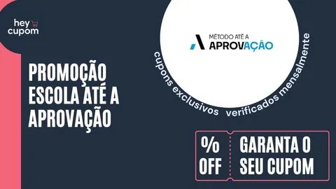 cupom de desconto escola aprovacao
