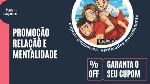 cupom de desconto relacao e mentalidade