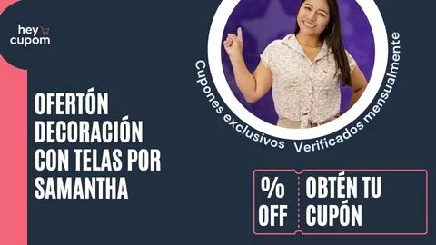 cupones decoracion con telas por samantha