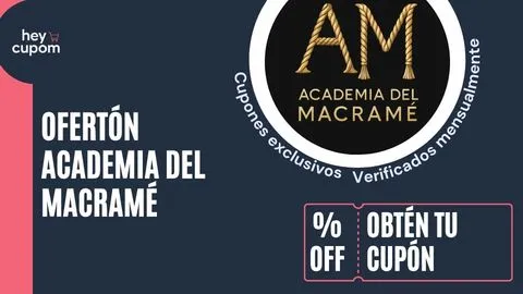 cupones academia del macrame