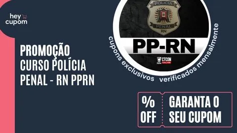cupom de desconto curso policia penal rn PPRN