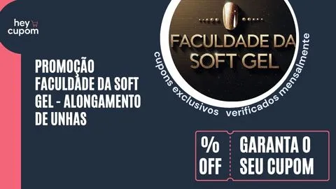 cupom de desconto faculdade soft gel alongamento de unhas