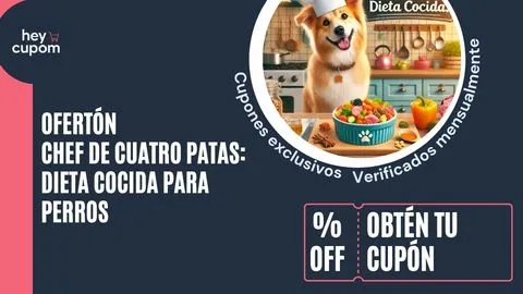 cupones chef cuatro patas dieta cocida para perros