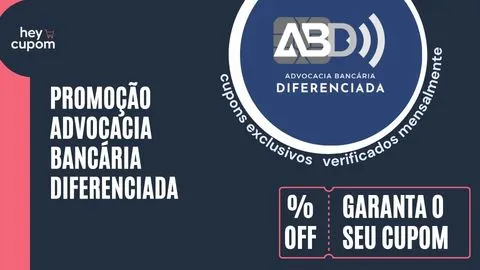 cupom de desconto advocacia bancaria diferenciada