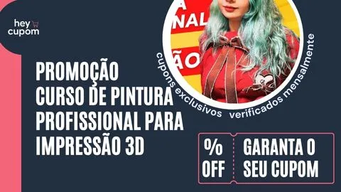 cupom de desconto curso pintura profissional 3D