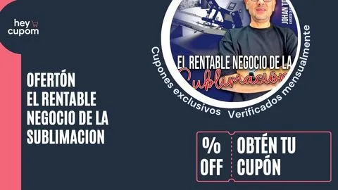 cupones el rentable negocio sublimacion