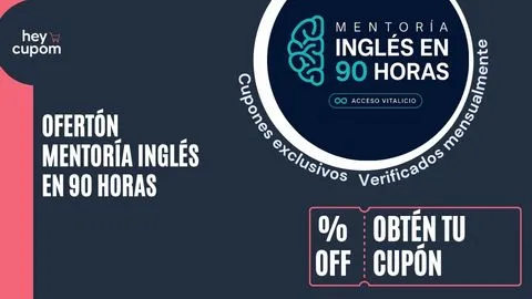 cupones mentoria ingles 90 horas