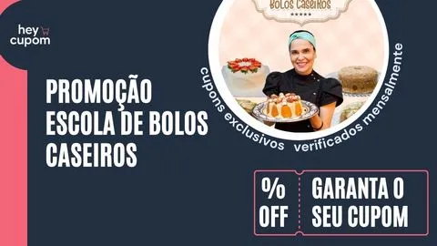 cupom de desconto escola bolos caseiros
