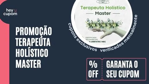 cupom de desconto terapeuta holistico master