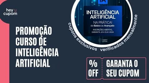 cupom de desconto curso de inteligencia artificial