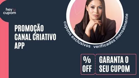cupom de desconto canal criativo app