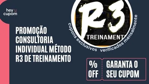 cupom de desconto consultoria individual metodo r3 treinamento