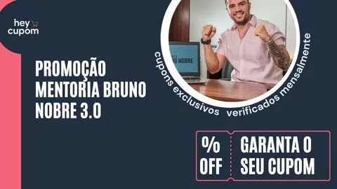cupom de desconto mentoria bruno nobre 3.0